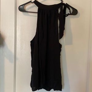 Tie neck top